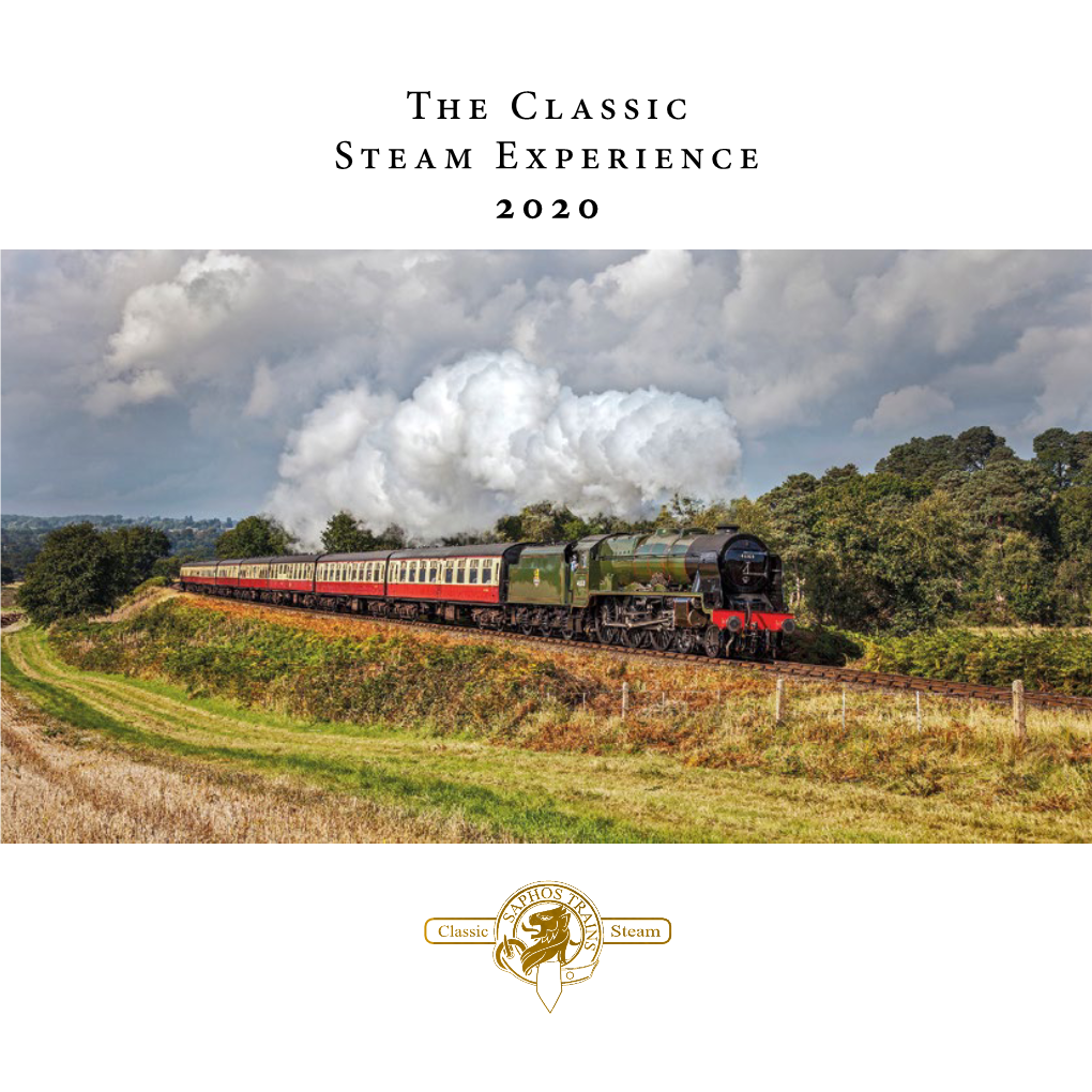 The Classic Steam Experience 2020 Dear Traveller