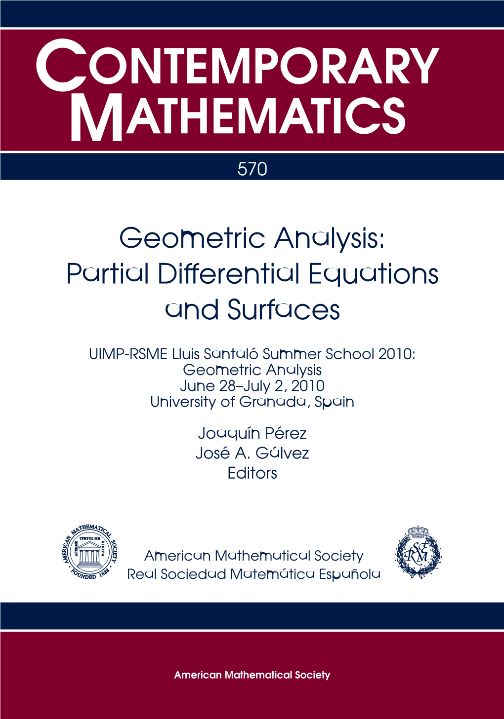 Geometric Analysis: Partial Differential Equations and Surfaces