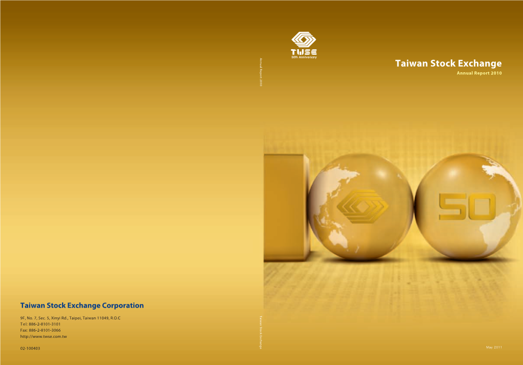 Taiwan Stock Exchange Annual Report 2010