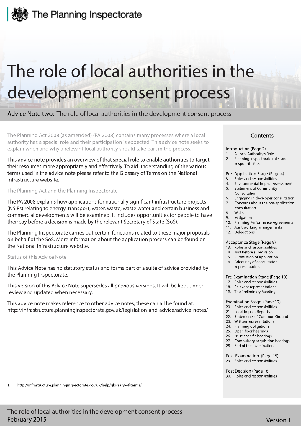 The Role of Local Authorities in the Development Consent Process