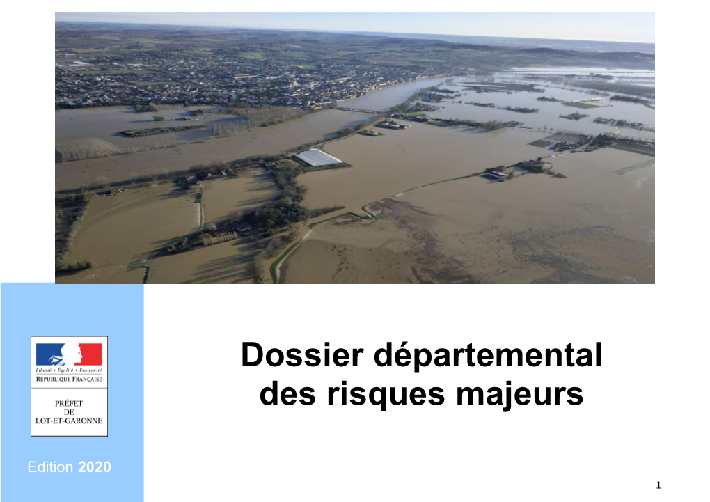 Dossier Départemental Des Risques Majeurs