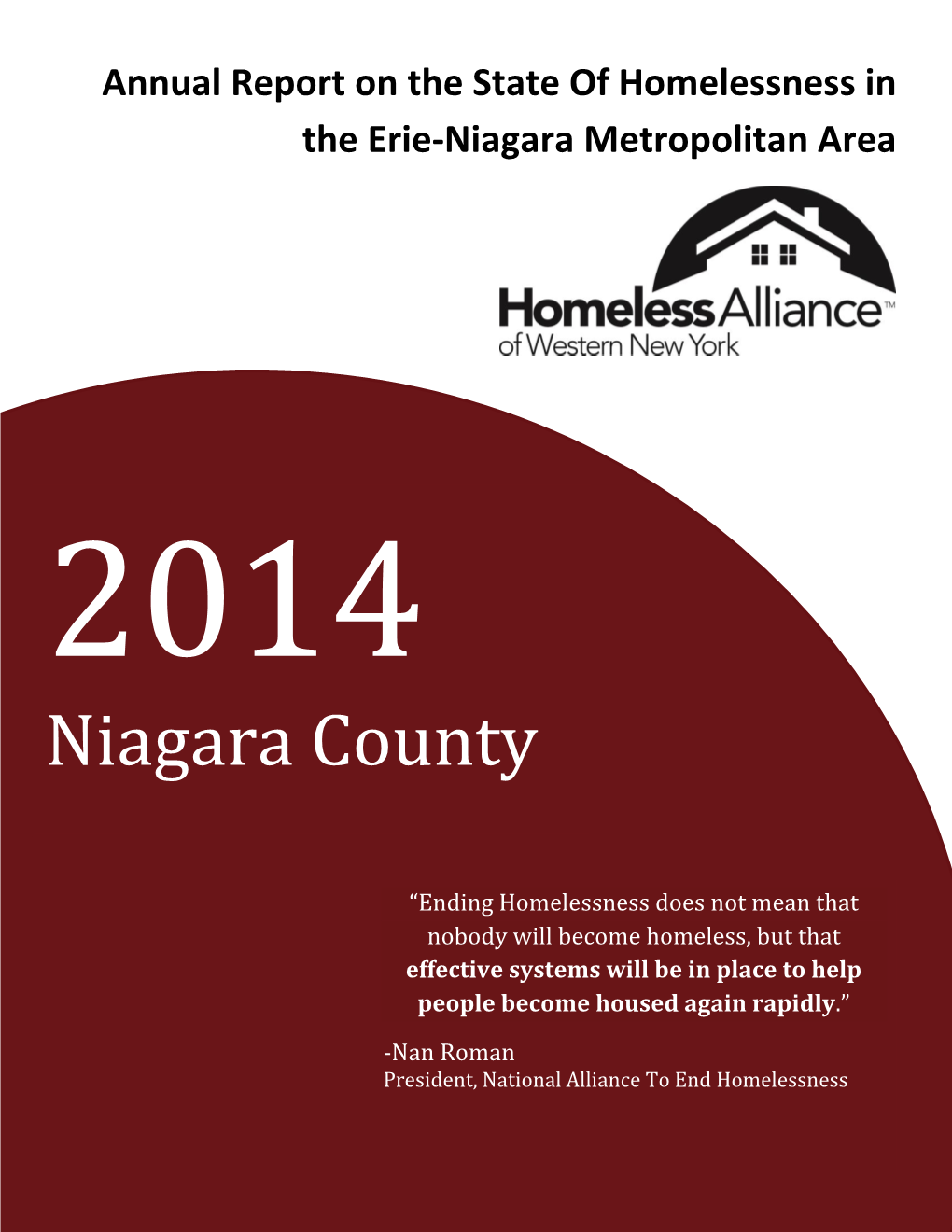 2014 Niagara County Annual Report