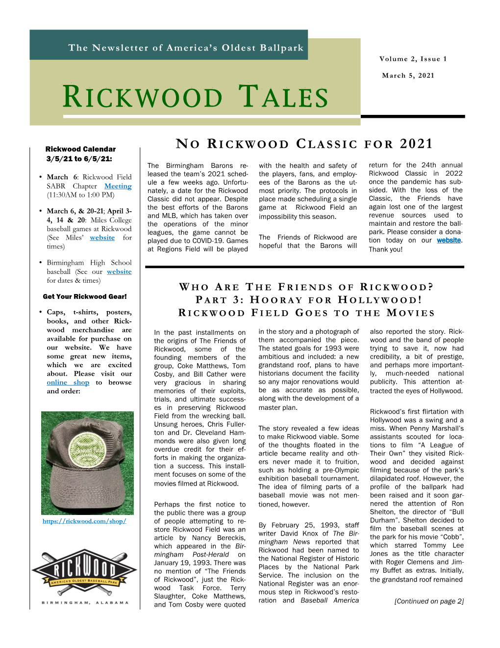 Rickwood Tales