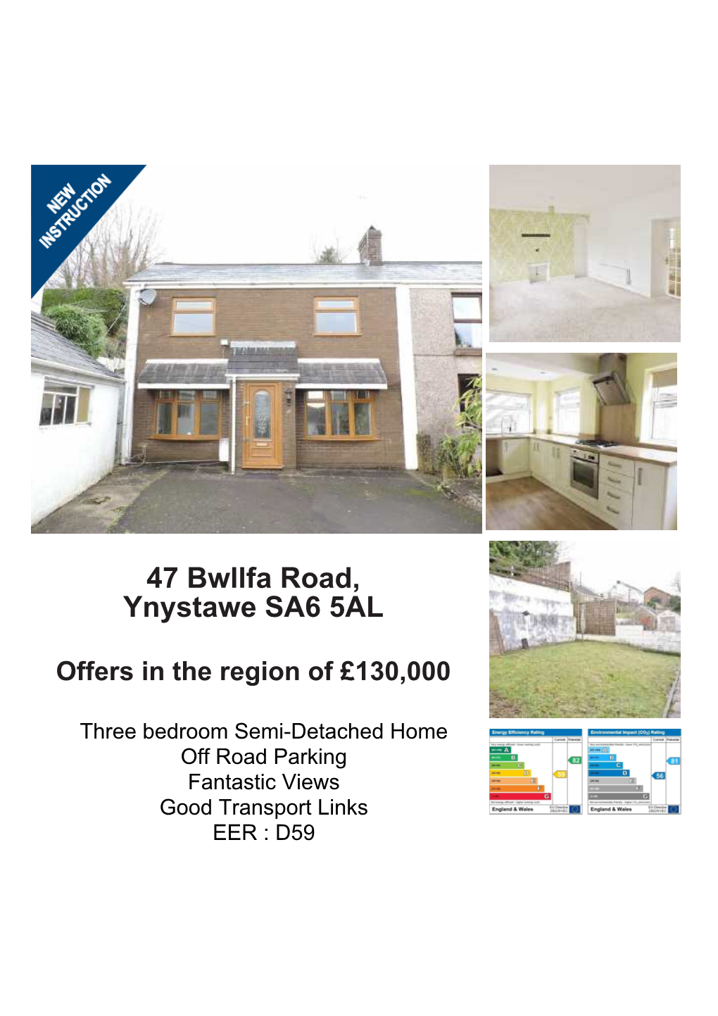 47 Bwllfa Road, Ynystawe SA6 5AL