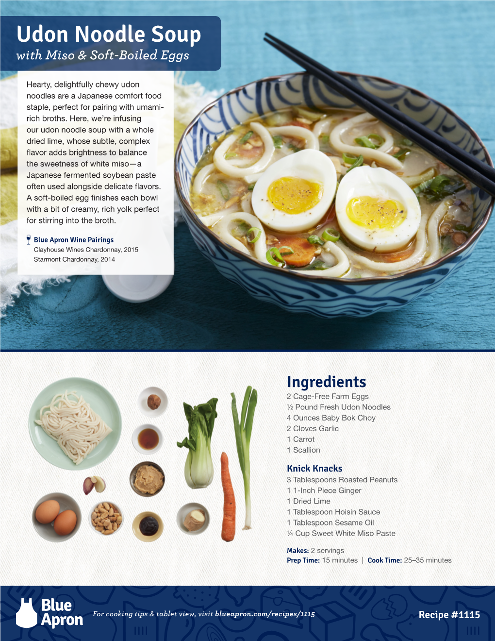 Udon Noodle Soup with Miso & Soft-Boiled Eggs