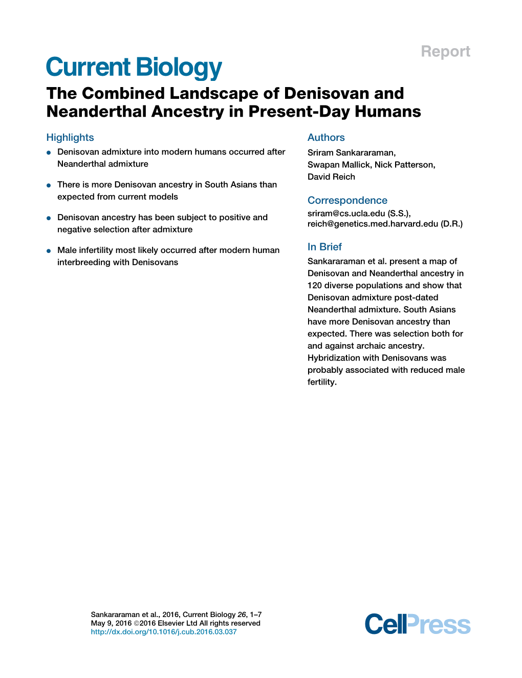 The Combined Landscape of Denisovan and Neanderthal Ancestry in Present-Day Humans