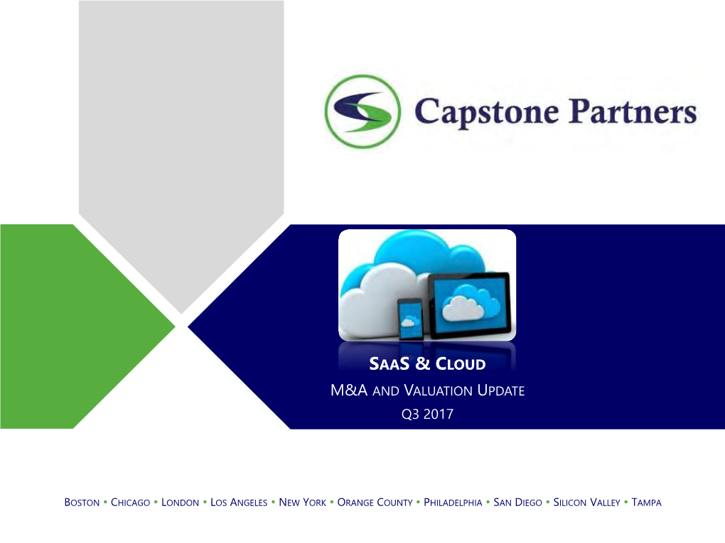 Median Ltm Ebitda Multiples – Saas & Cloud 130