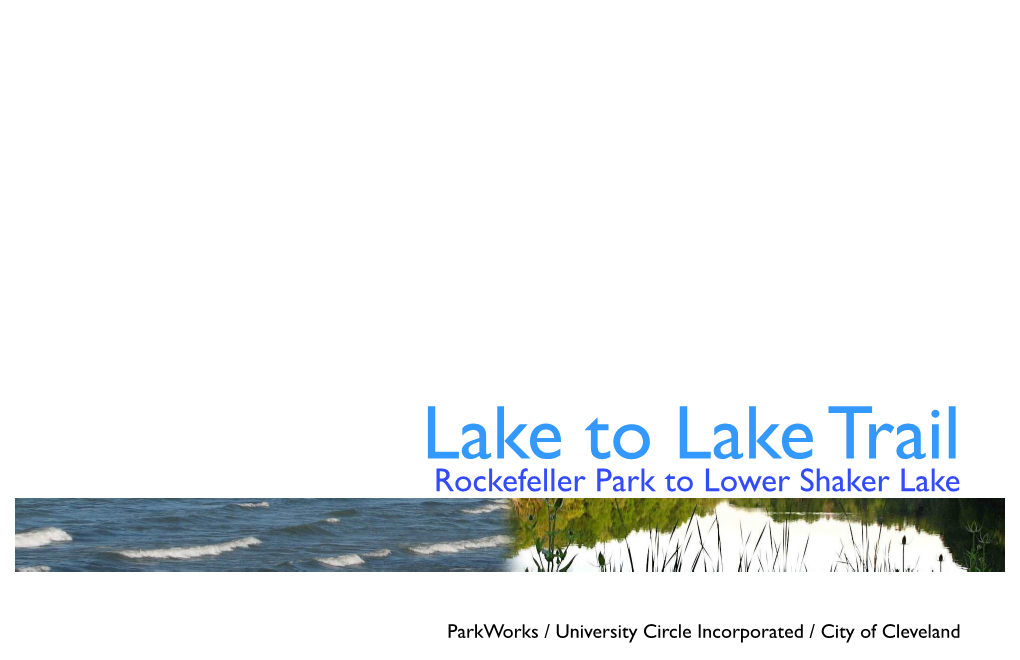 2008 Lake to Lakes Trail Plan (PDF)