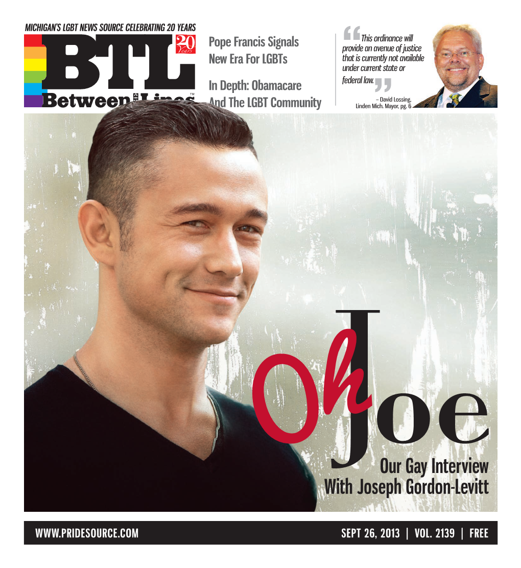 Our Gay Interview with Joseph Gordon-Levitt