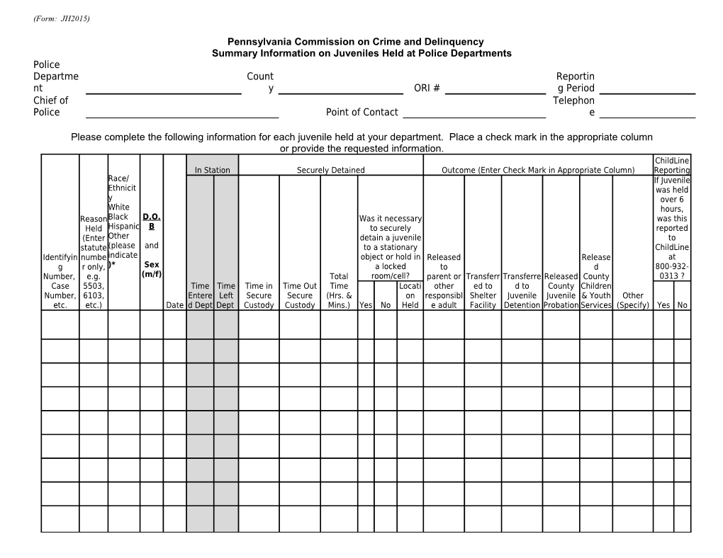 Pennsylvania Commission on Crime and Delinquency