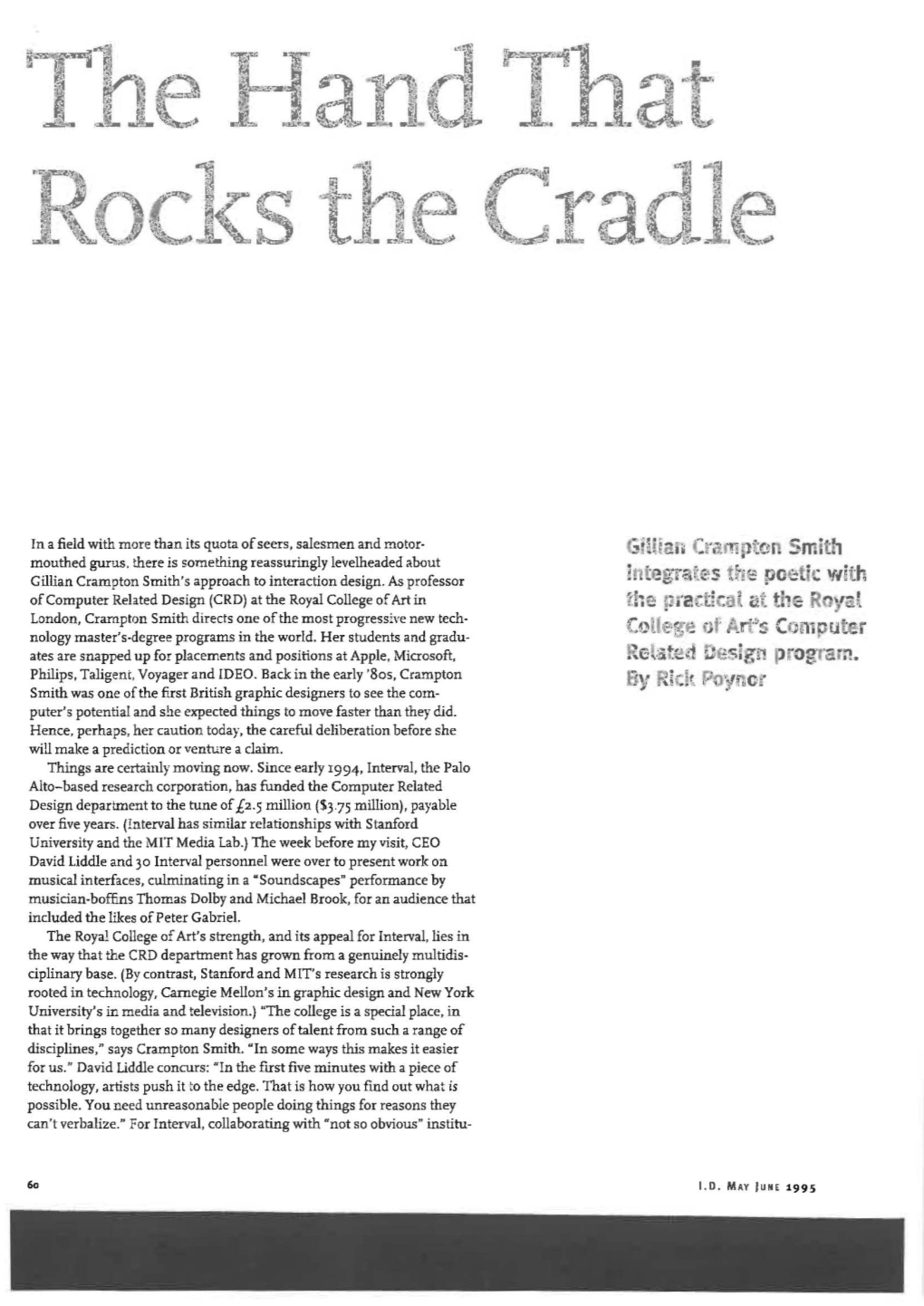 The Hand That Rocks the Cradle