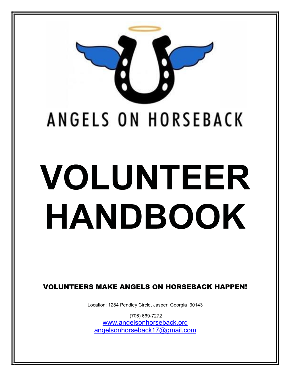 Volunteer Handbook