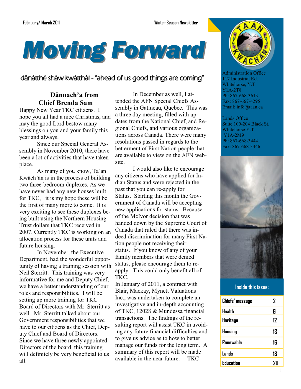 Moving Forwardforward