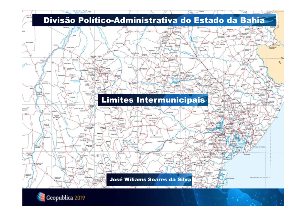 Divisão Político Administrativo Do Estado Da Bahia