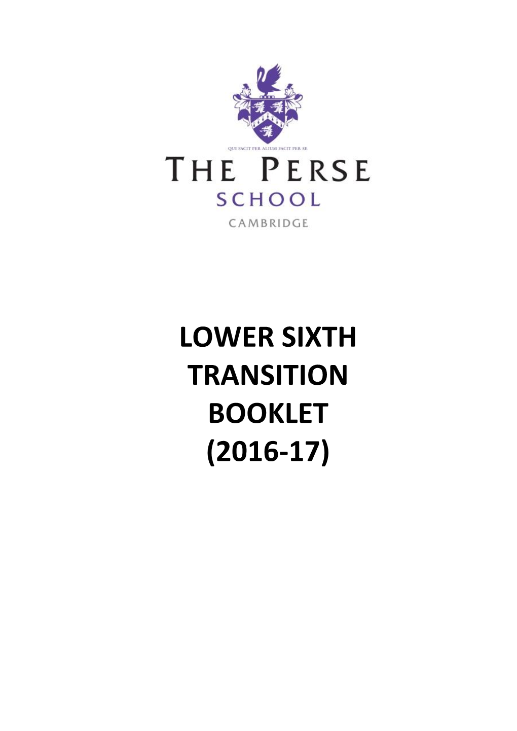 Lower Sixth Transition Booklet (2016-17)