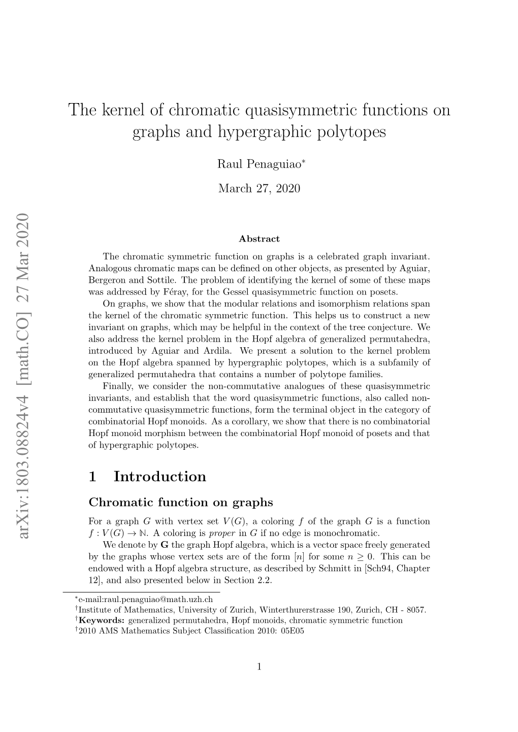 The Kernel of Chromatic Quasisymmetric Functions on Graphs and Hypergraphic Polytopes