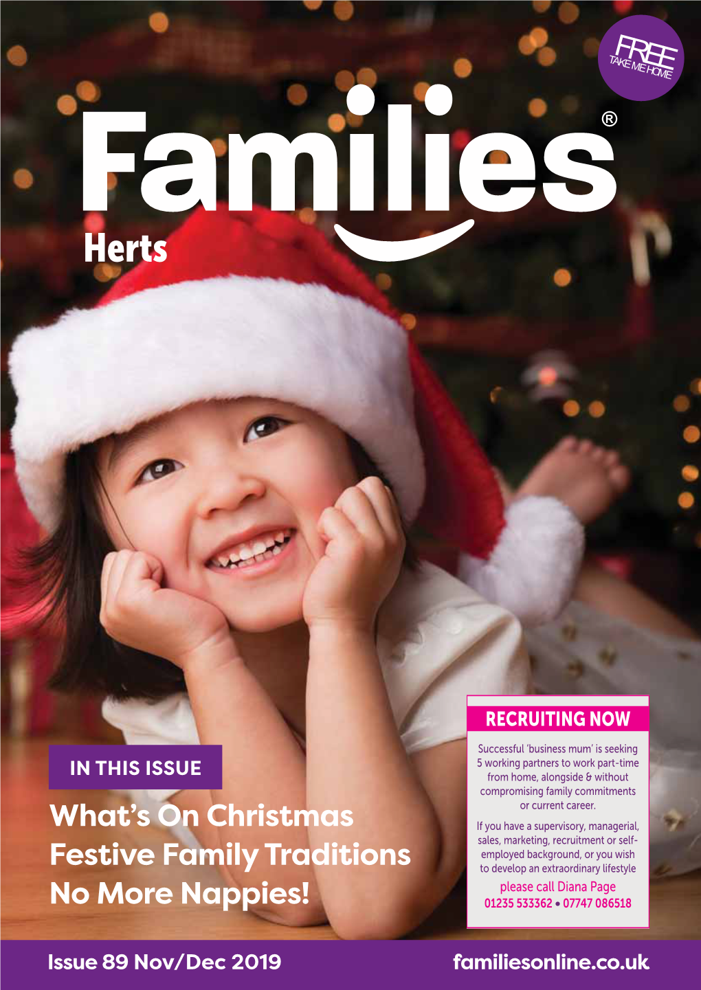 Nov/Dec 2019 Familiesonline.Co.Uk1 for More Event Information Go To