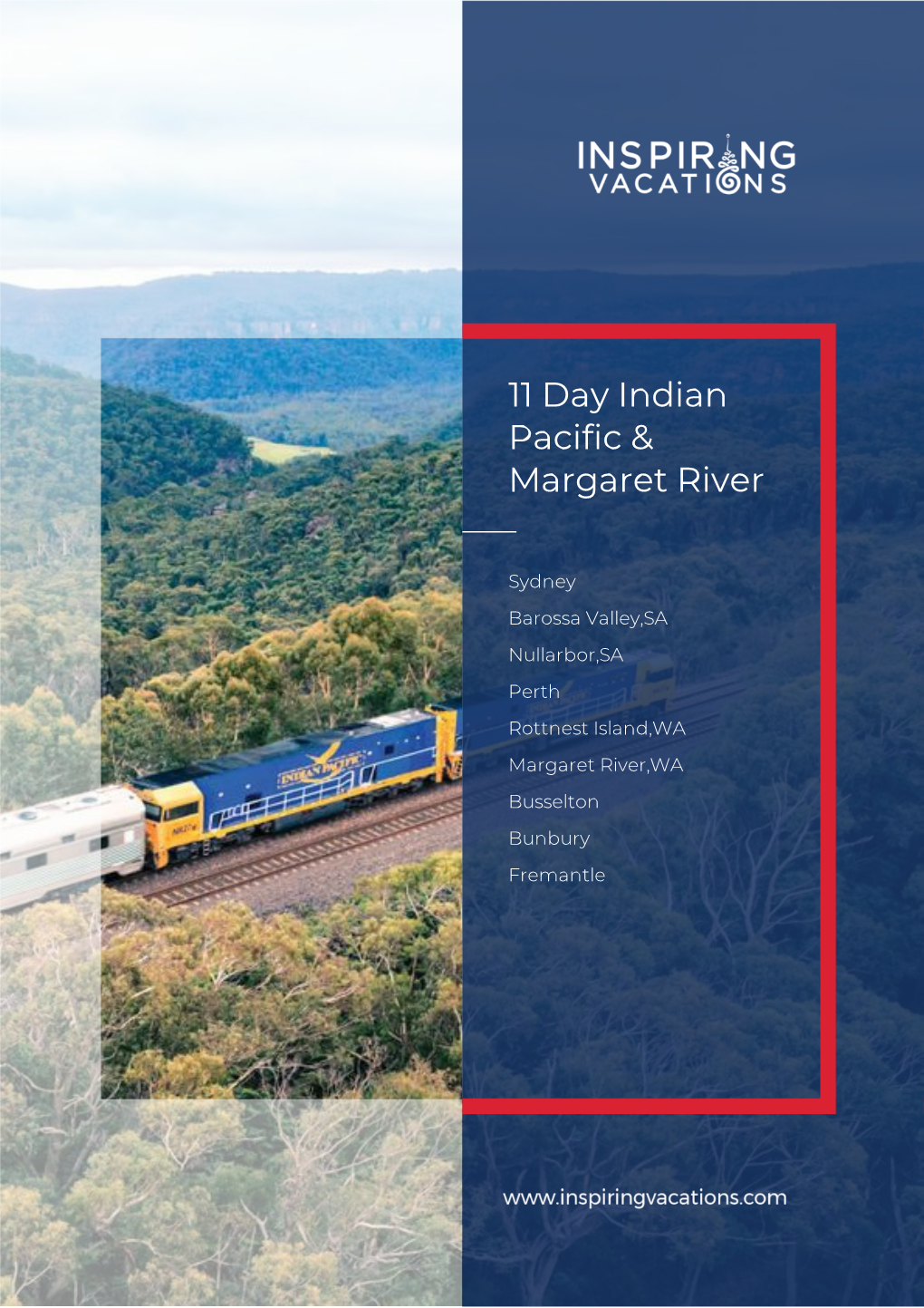 11 Day Indian Pacific & Margaret River