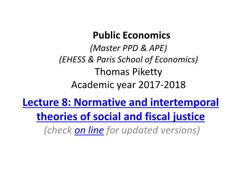 Public Economics