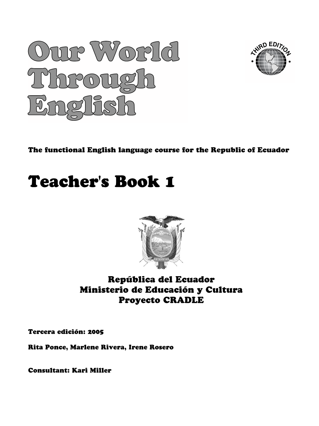 Teacher's Book 1