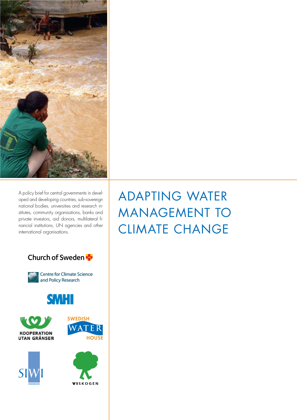 Adapting Water Management to Climate Change 3 Brief Nr