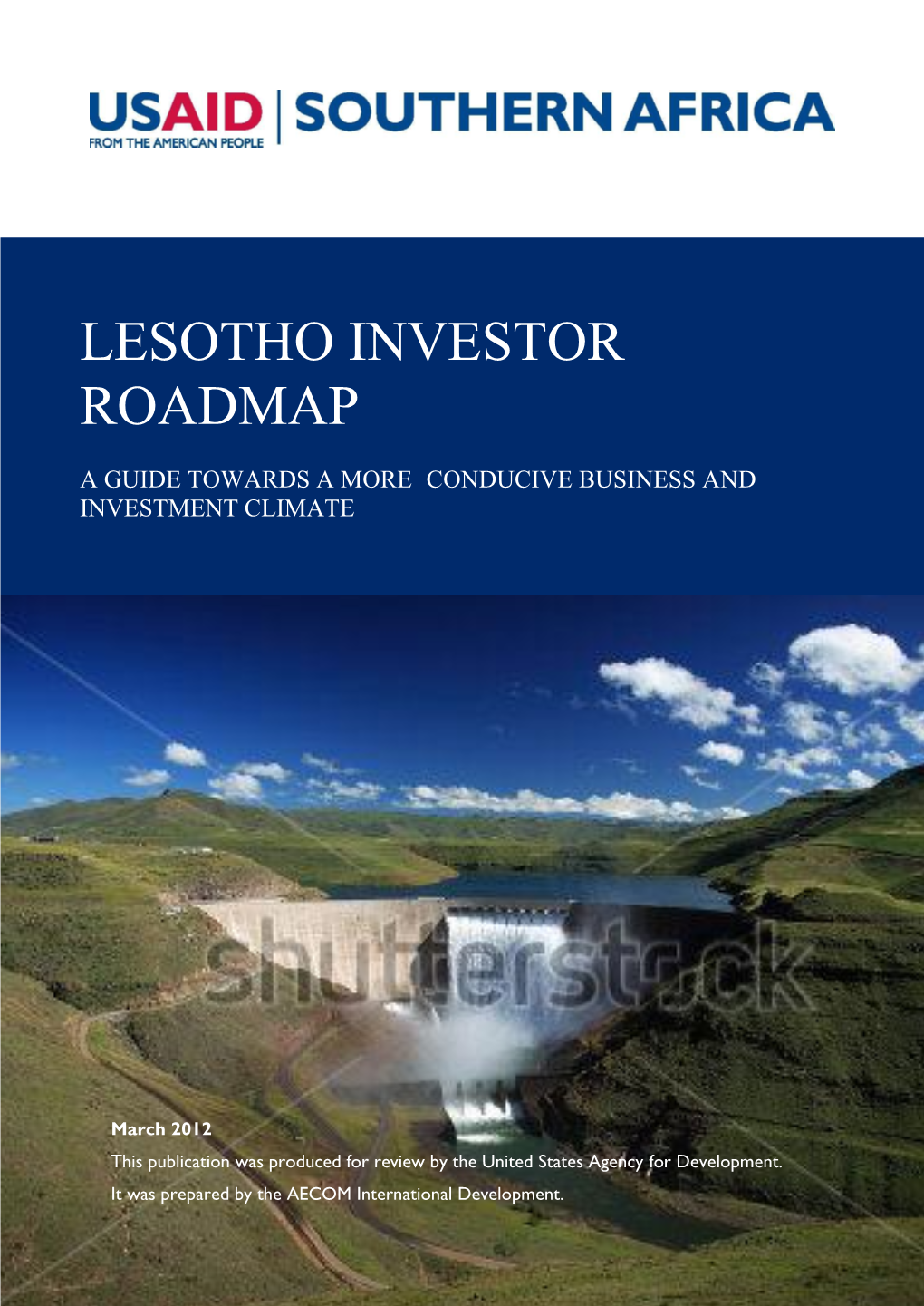 Lesotho Investor Roadmap