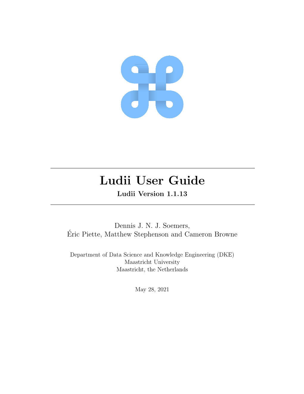 Ludii User Guide Ludii Version 1.1.13