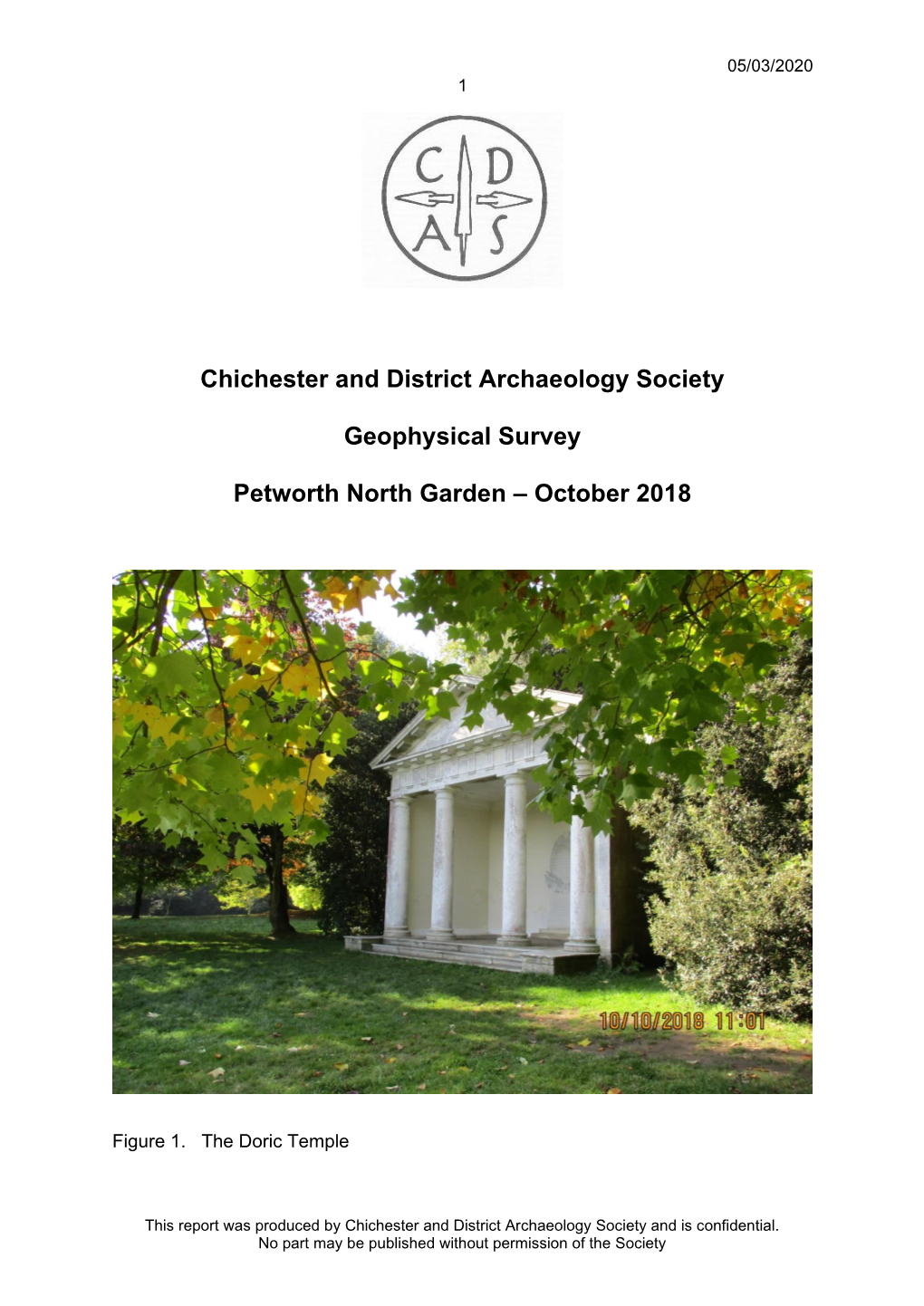 2018 Petworth Park Doric Temple Geophysics Report