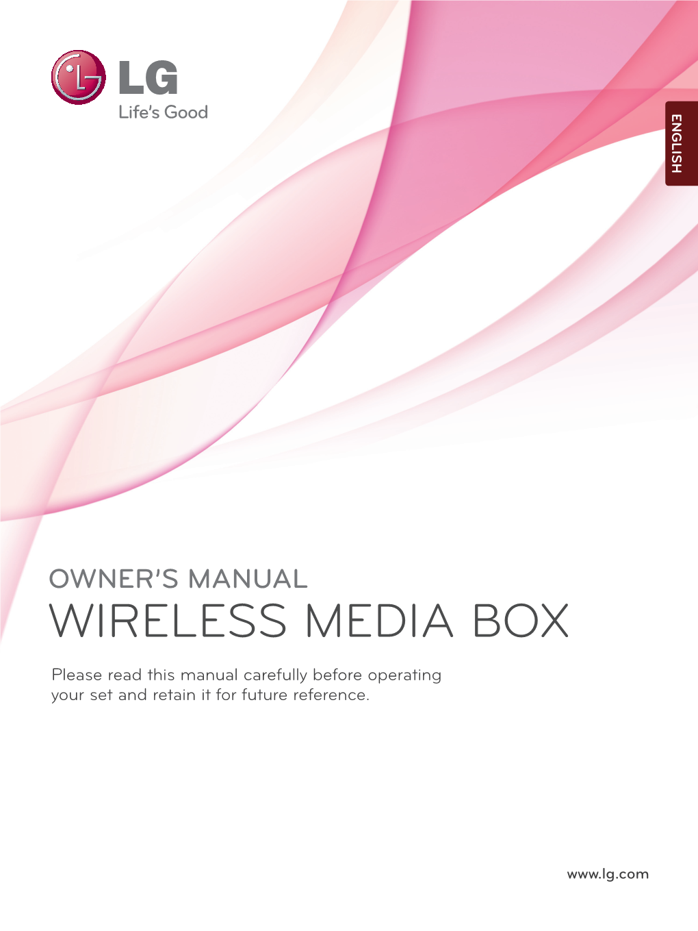 WIRELESS MEDIA BOX Please Read This Manual Carefully Before Operating Your Set and Retain It for Future Reference