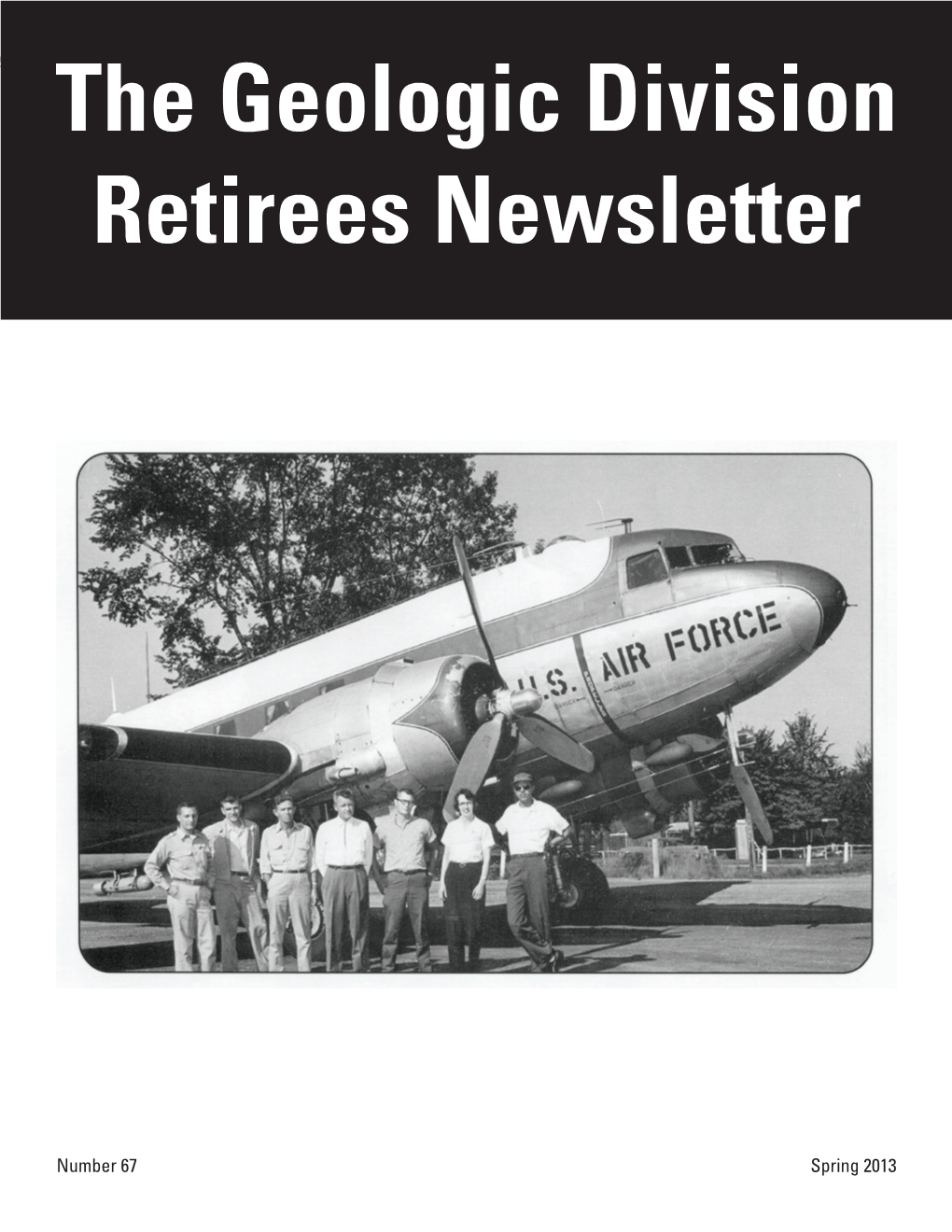 The Geologic Division Retirees Newsletter