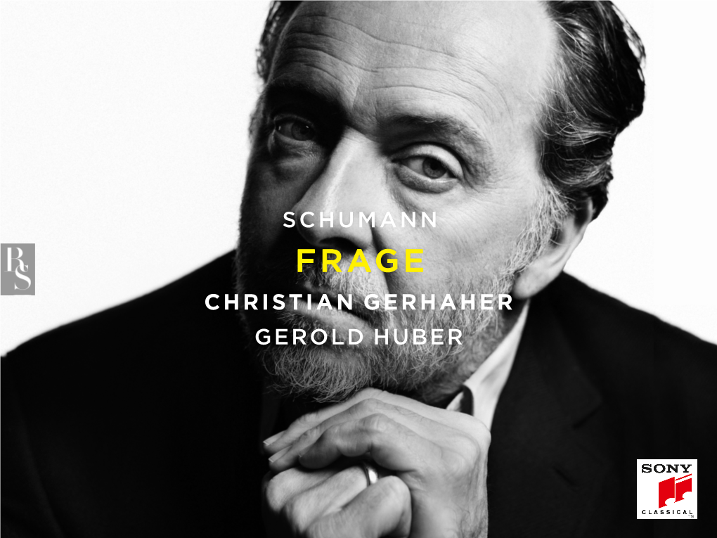 Schumann Christian Gerhaher Gerold Huber