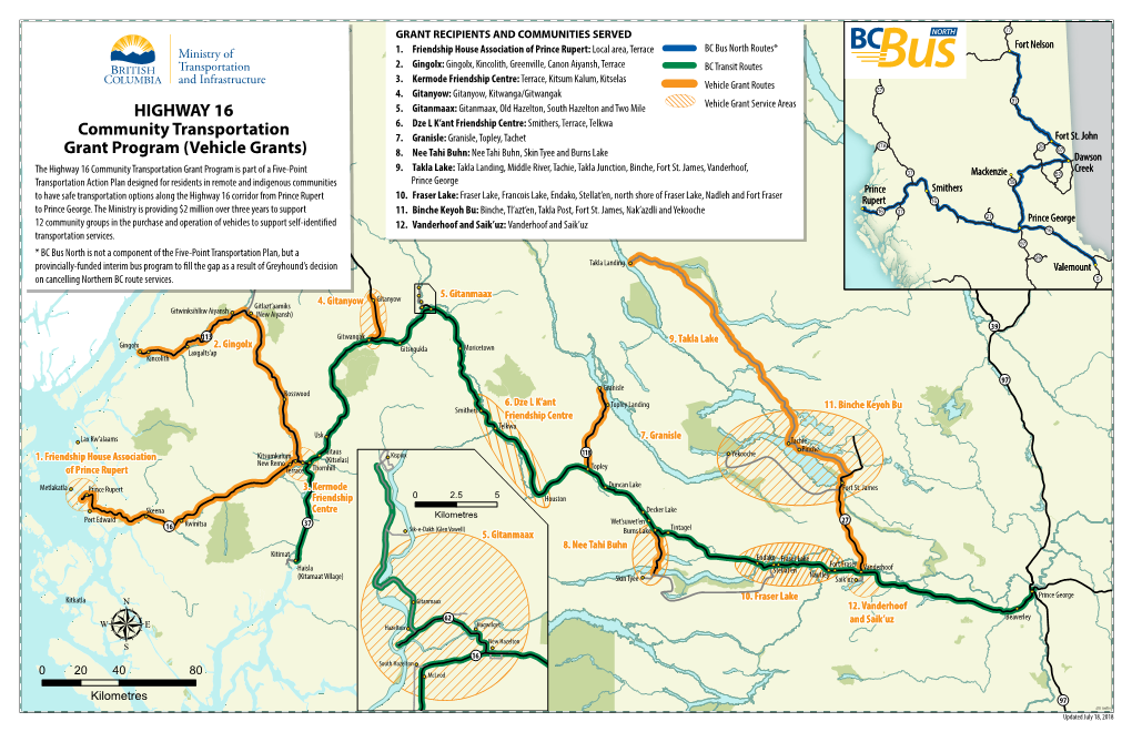 Highway 16 Community Transportation Grant Program