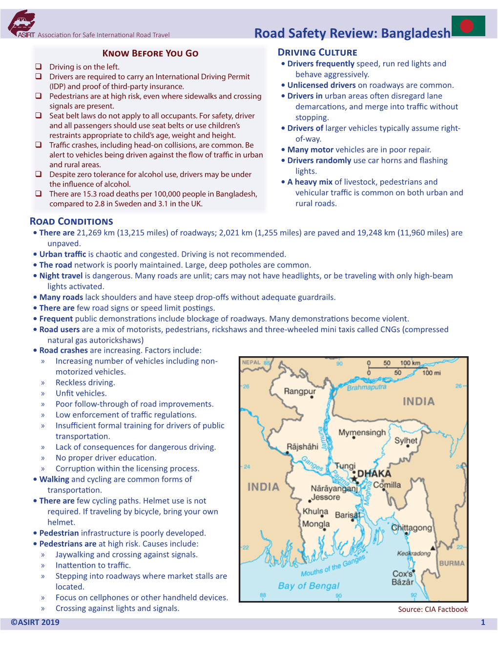 Bangladesh Know Before You Go Driving Culture ‰‰ Driving Is on the Left