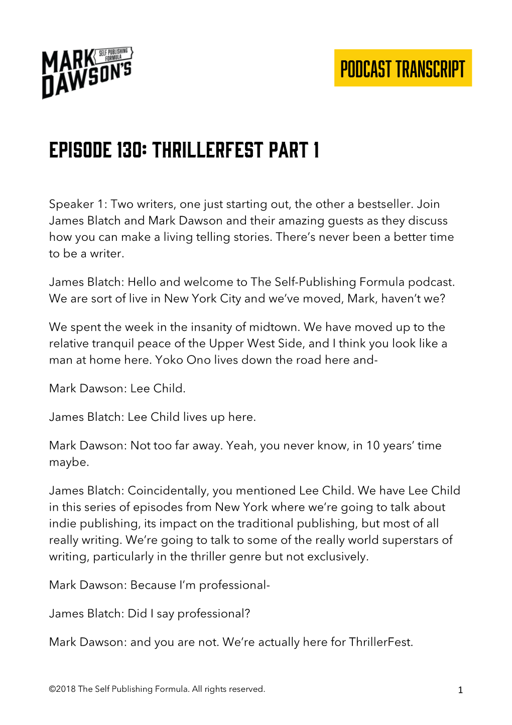 Ep 130 Thrillerfest Part 1 Formatted