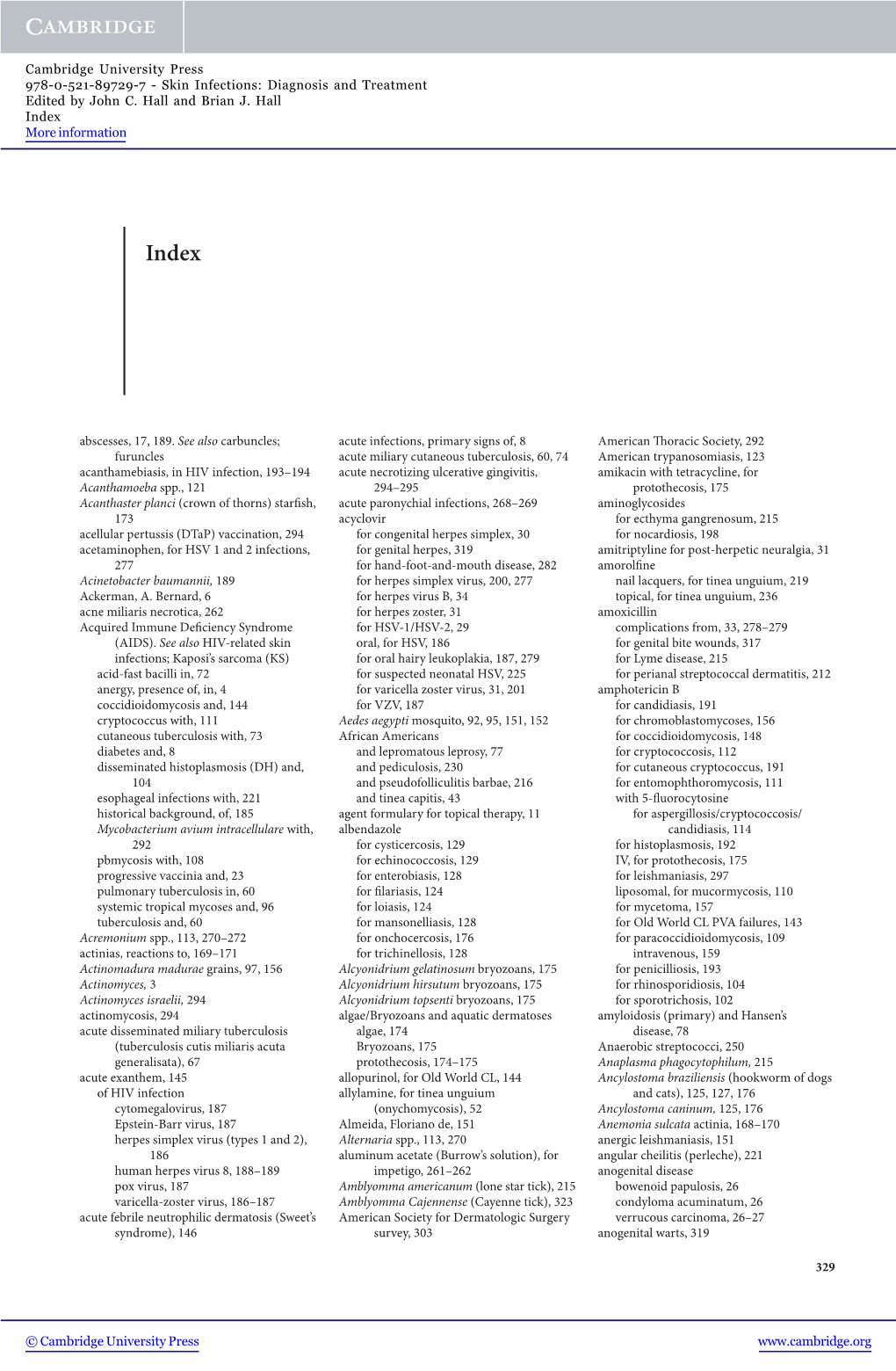 329 Abscesses, 17, 189. See Also Carbuncles