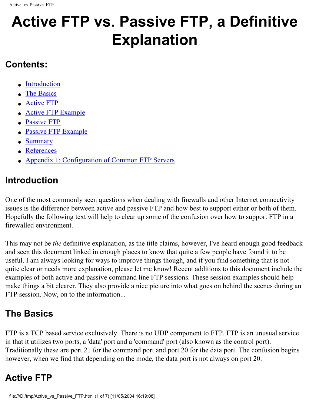 Active FTP Vs. Passive FTP, a Definitive Explanation