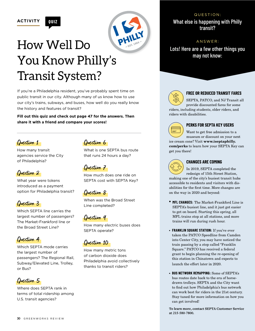 How Well Do You Know Philly's Transit System?