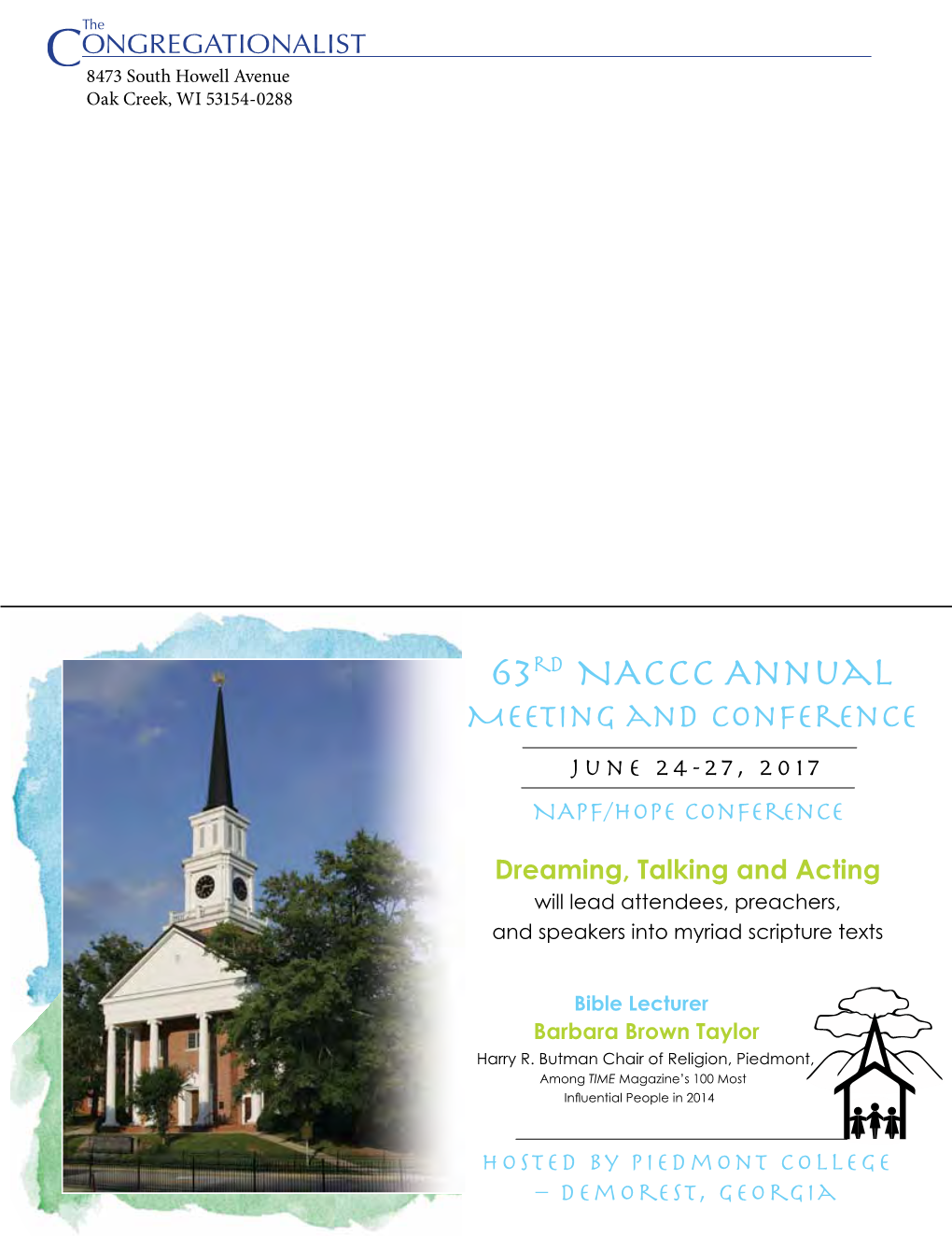 63Rd NACCC Annual Meeting and Conference June 24-27, 2017 NAPF/HOPE Conference