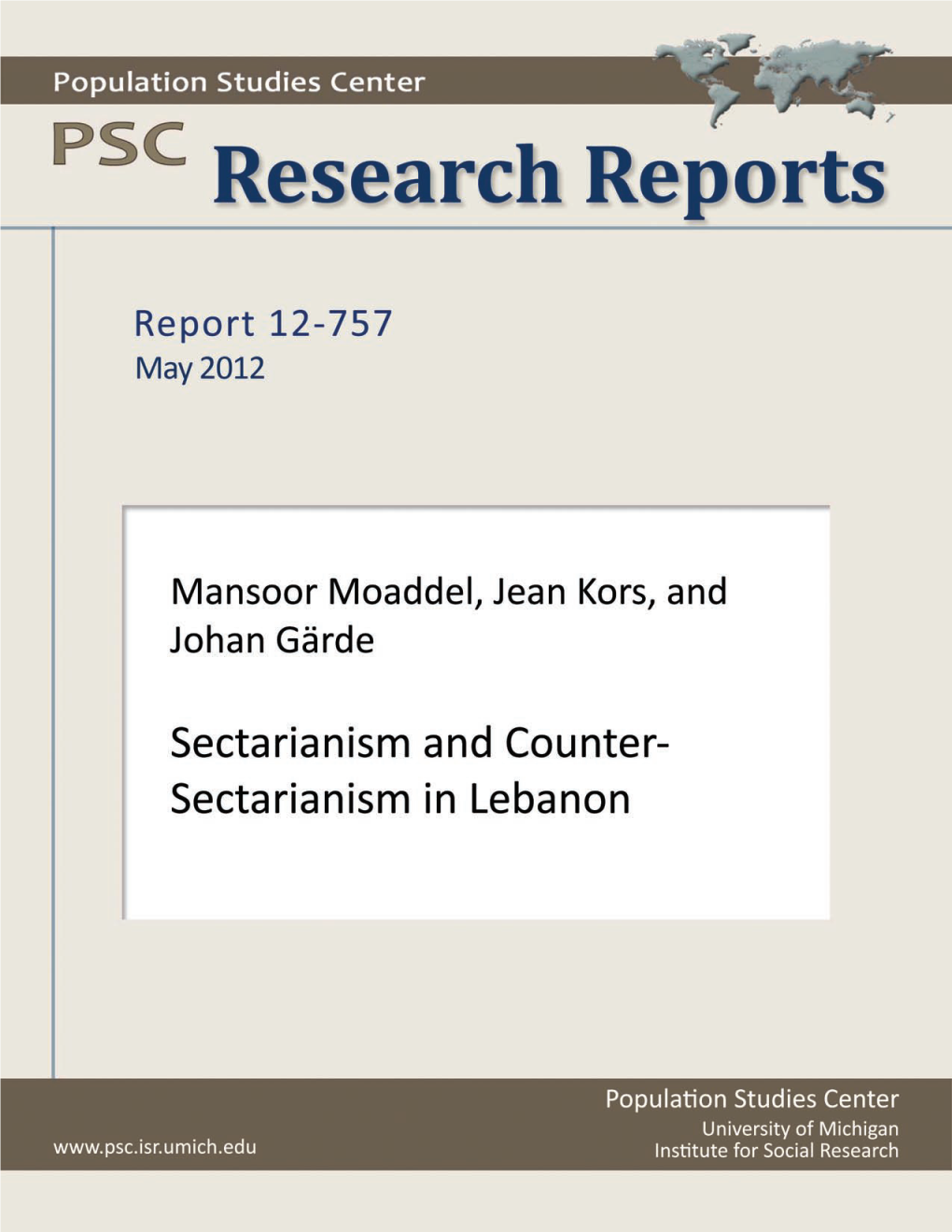 Sectarianism and Counter-Sectarianism in Lebanon
