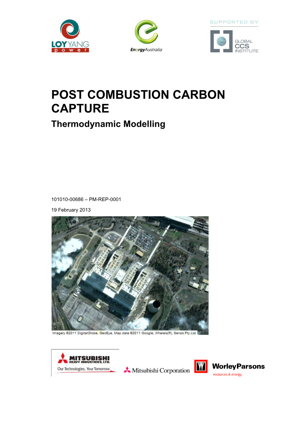 POST COMBUSTION CARBON CAPTURE Thermodynamic Modelling