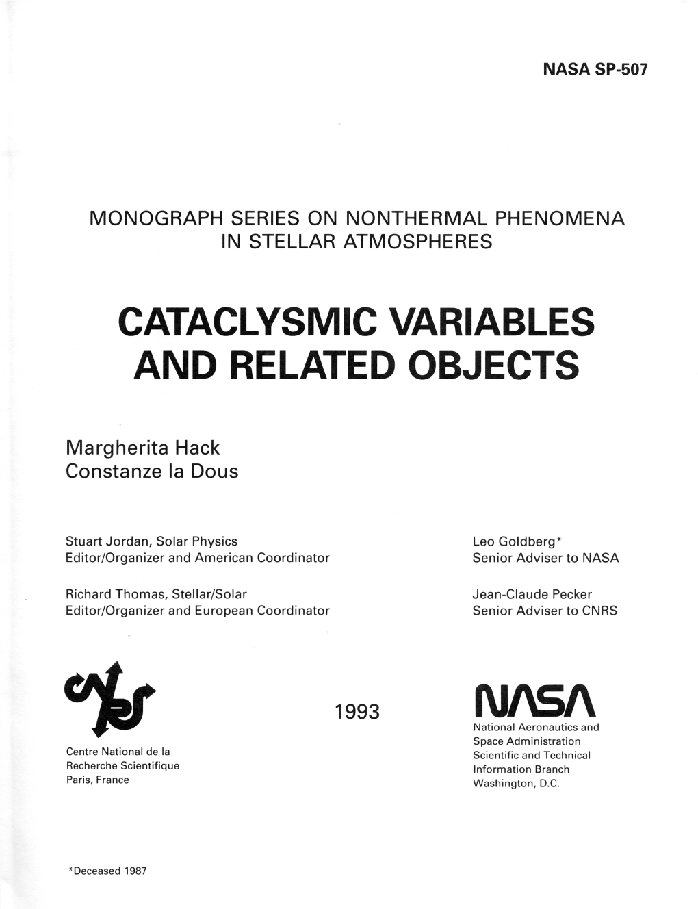 Cataclysmic Variables and Related Objects