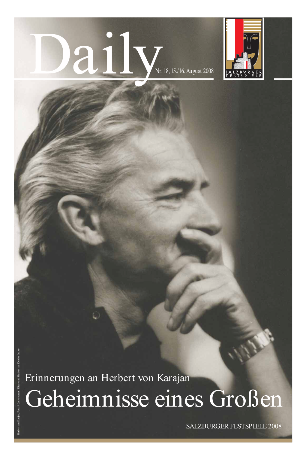 Erinnerungen an Herbert Von Karajan