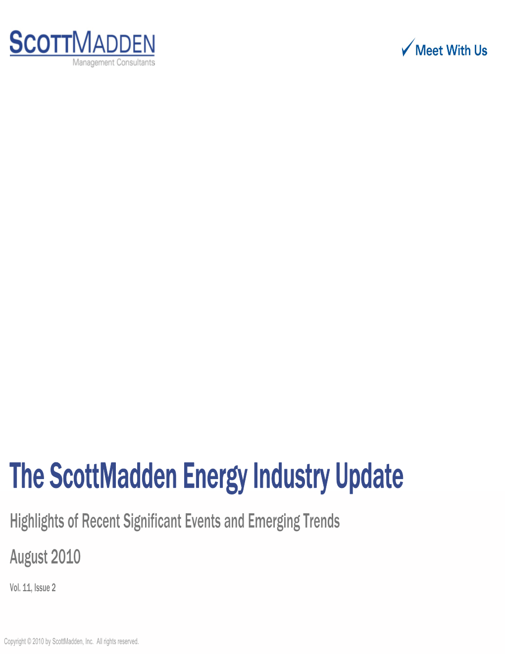 The Scottmadden Energy Industry Update Gy