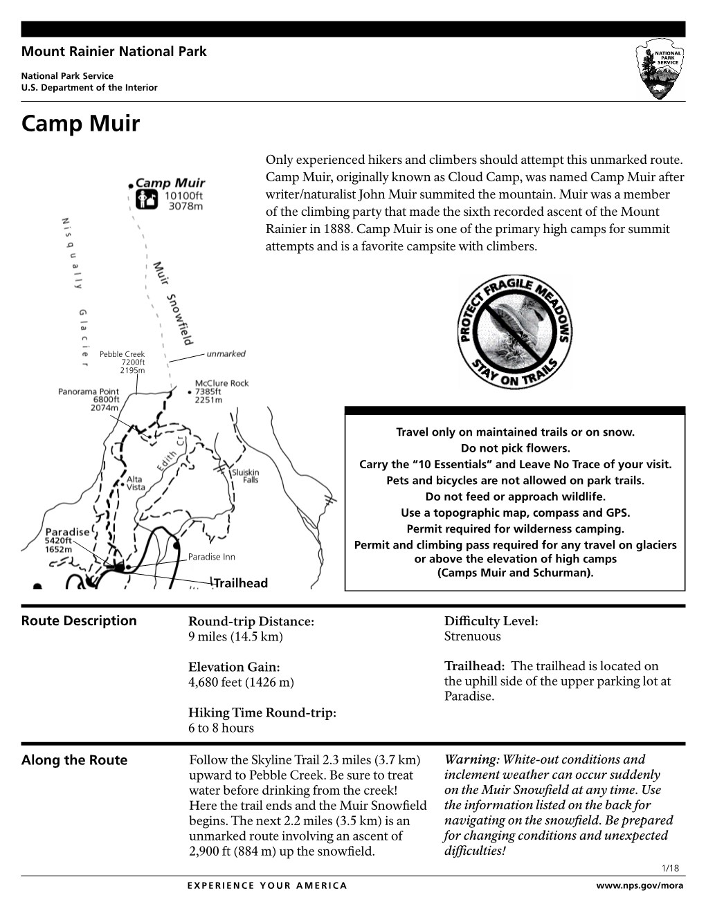 Camp Muir Route