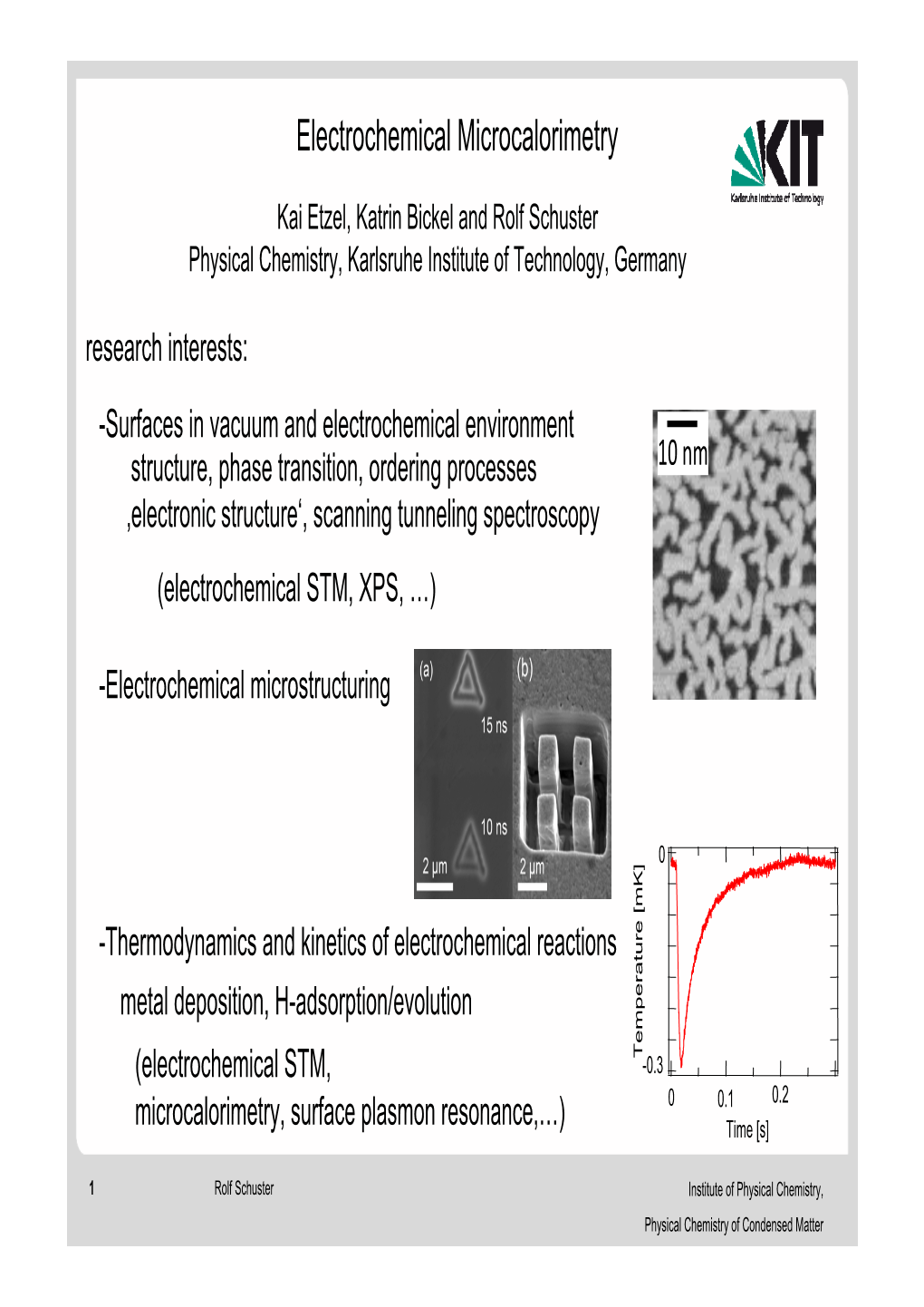 Electrochemical Microcalorimetry