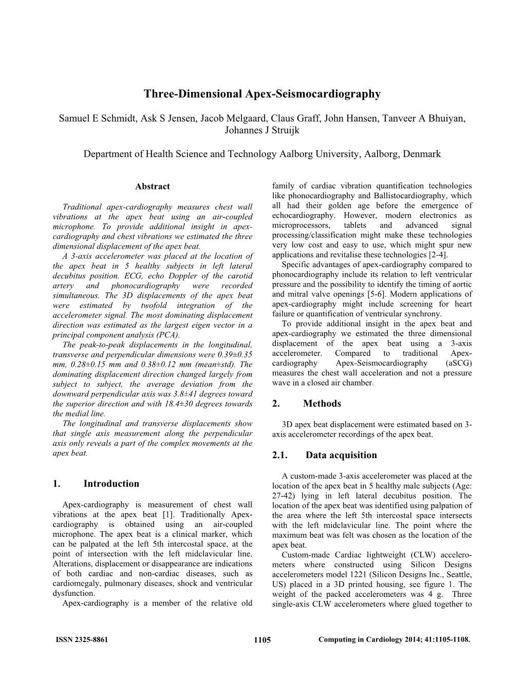 Three-Dimensional Apex-Seismocardiography