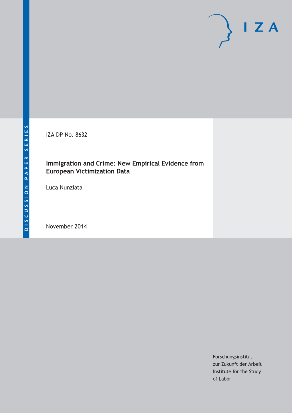 Immigration and Crime: New Empirical Evidence from European Victimization Data