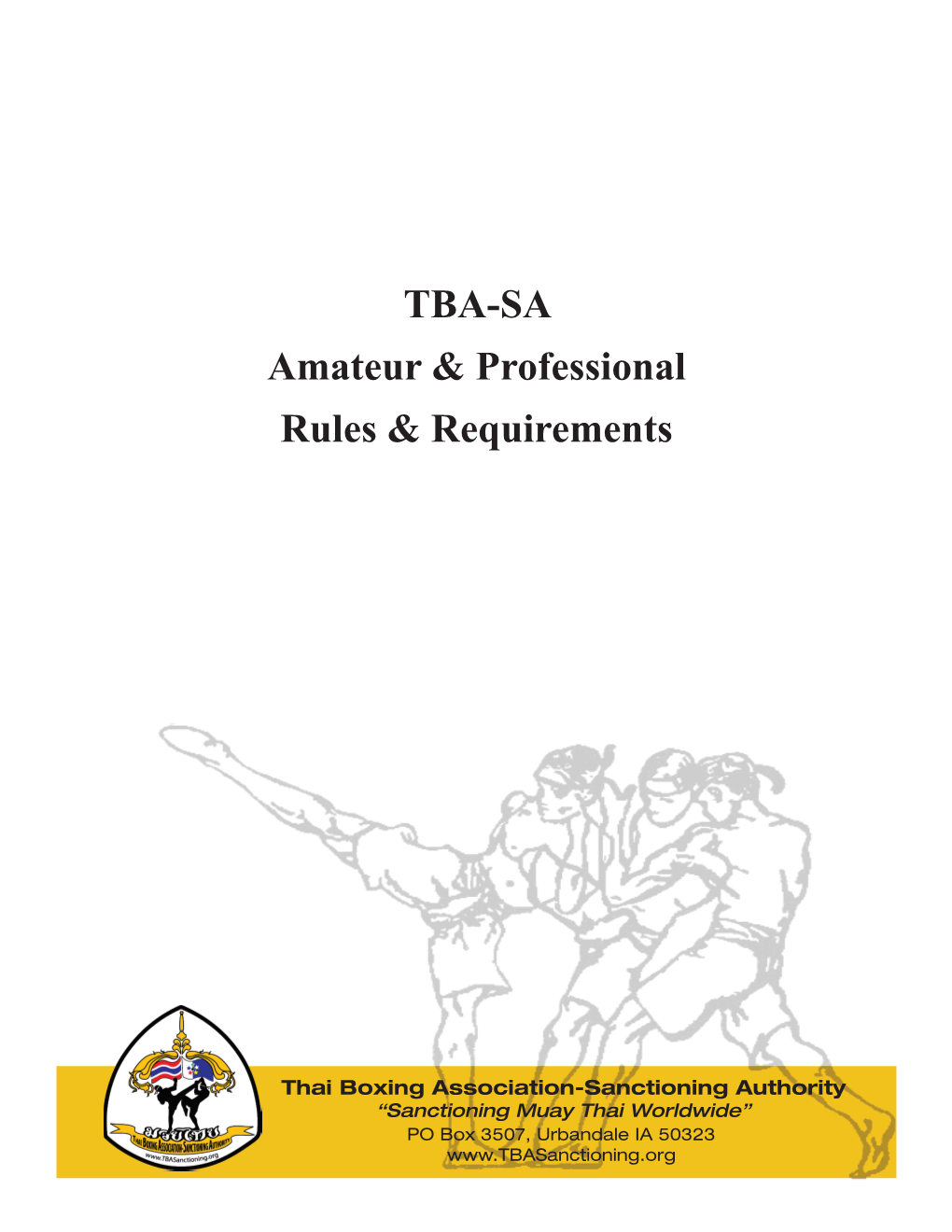 TBA-SA Rules