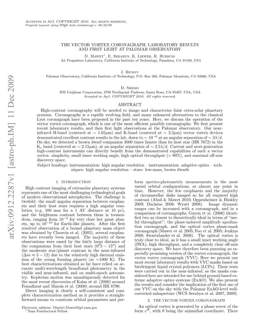 Arxiv:0912.2287V1