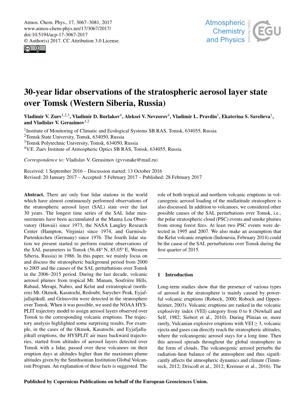 Articles Into the Strato- for Example (Mills Et Al., 2016)